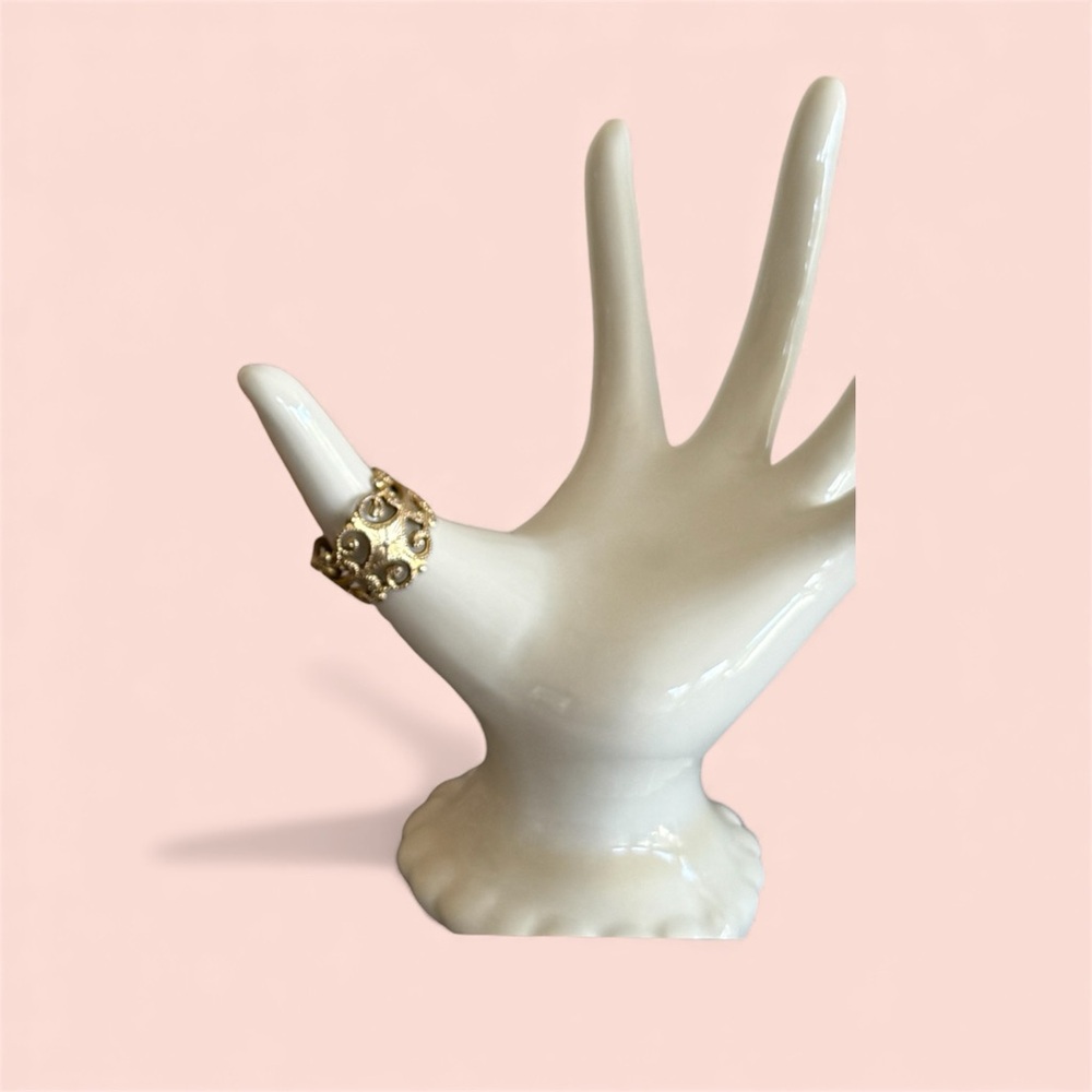 Vintage Gold Filigree Ring